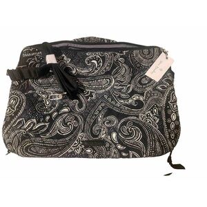 Vera Bradley Black and White Paisley Baby Bag